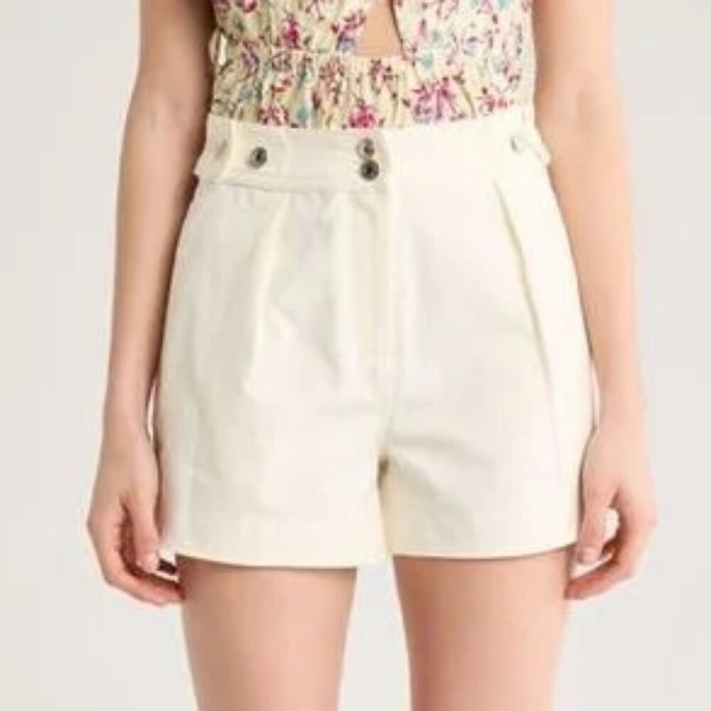 10 Crosby Derek Lam "Mika" Stretch Cotton Shorts